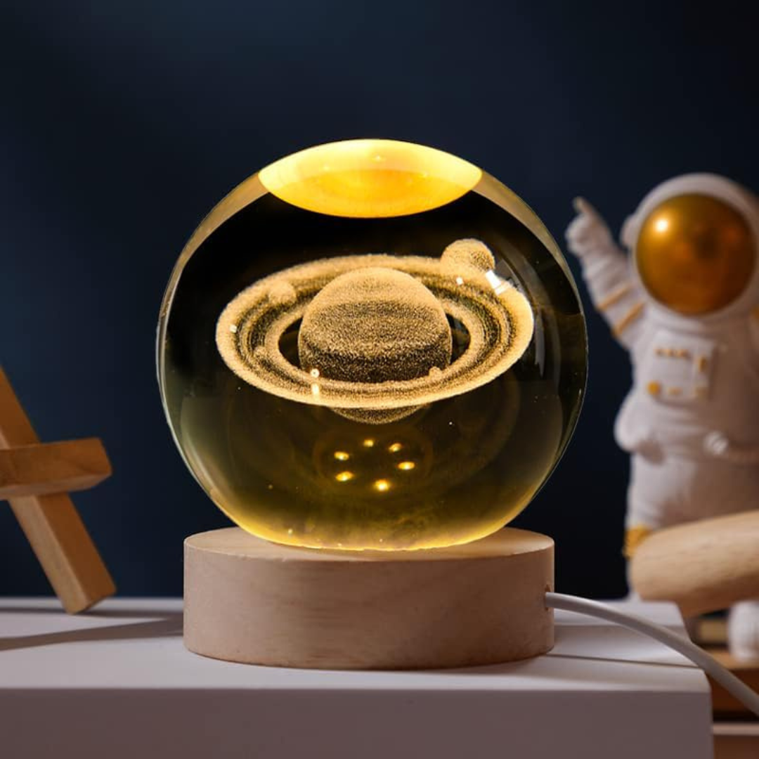 Lampara esfera de Saturno
